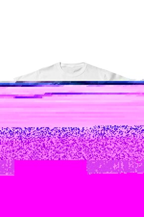 Unisex Çocuk Baskılı T-Shirt - Beyaz