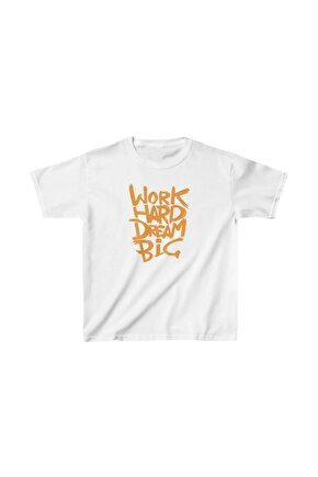 Unisex Çocuk Baskılı T-Shirt - Beyaz