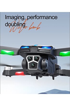 ÇİFT KAMERA VE BATARYALI DRONE UZAKTAN KUMANDALI APP DESTEKLİ QUADCOPTER TEK TUŞ İLE İNİŞ KALKIŞ