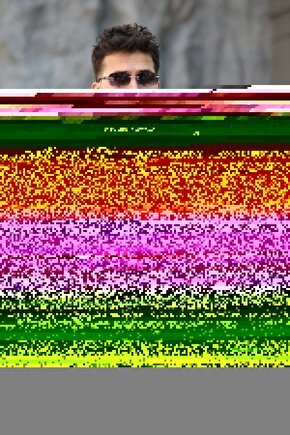 MyTerrax Erkek Viskon Kumaş Polo Yaka Desenli Tişört