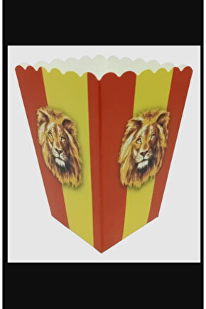 Sarı Kırmızı Aslanlı Mısır Kutusu 8 li