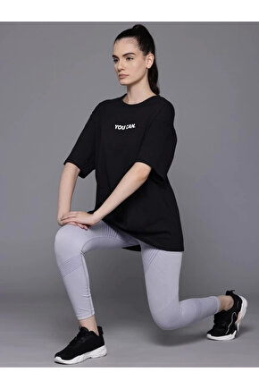MDB Baskılı Oversize Tshirt iyah