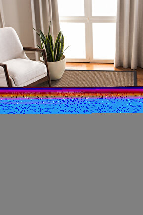 0465-Antrasit Kumaş Bordür Sisal Jut Halı Kilim Hav Toz Vermez Kolay Temizlenen Hasır Kilim