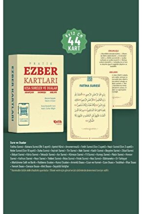 Pratik Ezber Kartları Kısa Sureler ve Dualar