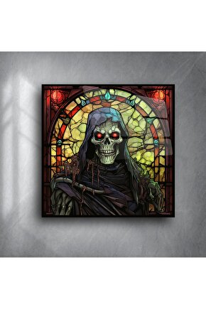 Cam Duvar Sanatı Karanlık Ruh Paneli