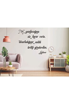 Kişiye Özel Üretilen Ahşap Mdf Duvar Yazısı 120 Harfe Kadar