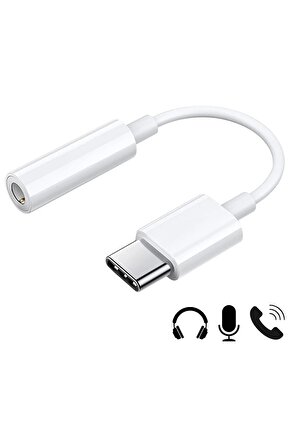 Yüksek Kalite Tak Çalıştır Type-c To Aux 3.5mm Kulaklık Jak Dönüştürücü