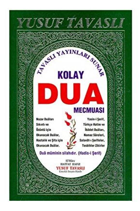 Kolay Dua Mecmuası Tavaslı