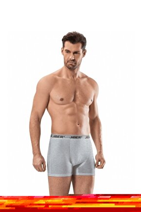 Erkek Gri Boxer 3lü Paket
