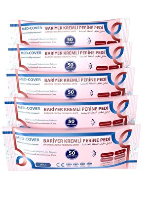 Bariyer Kremli Perine Mendili 1 Paket 50li