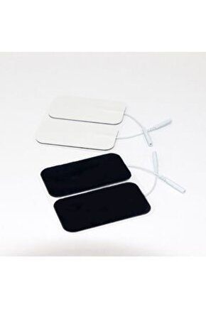 Elektrot- 5x9 Dikdörtgen Tens Pedi 4 Lü PaketTens Cihazı Kablolu