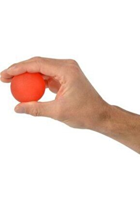 Yuvarlak El EgzersizTopu, El Ve Parmak Kuvvetlendirme Topu Kırmızı (HAFİF)