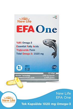 Efa One Balık Yağı 45 Kapsül Omega 3