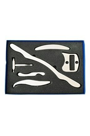 Çelik Metal Graston Masaj Aleti Set7 Parça Paslanmaz