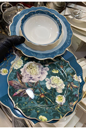 BONE PORSELEN 24 PARÇA 6 KİŞİLİK YEMEK TAKIMI