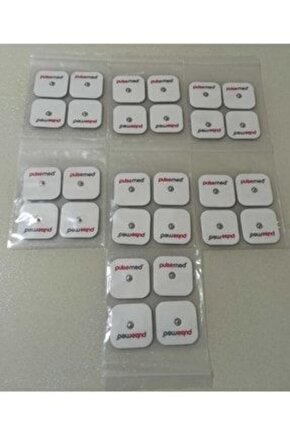 Çıtlı Yedek Elektrot 5x5 Tens Pedi 4 Lü ( 7 Paket )-- Tens Cihazı Çıt