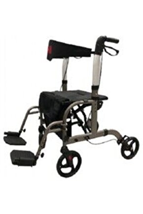 P777p Lüx Tekerlekli Sandalyeli Yürüteç Rollatör Walker