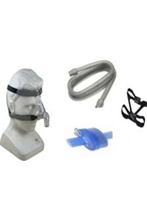 Full Set Maske- Burun Maske – Uyku Maskesi – Hortum – Filtre ve Bağcık