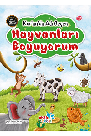 Kuranda Adı Geçen Hayvaları Boyama Kitabı