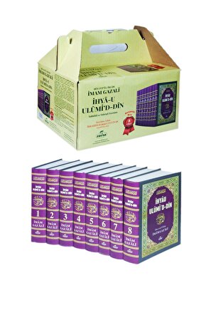 İhyau Ulumiddin Tahkikli Ve Tahriçli Tercüme (SEMPATİK BOY, 8 CİLT, KUTULU)