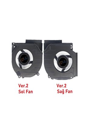 HP Victus Gaming 16-S0001NTA43 (7Z4L9EAA43) Notebook Fanı - Ver.2 - 12Volt (Sağ Fan)