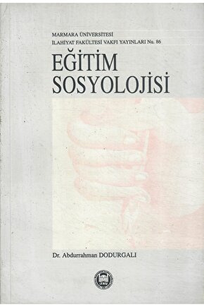 Eğitim Sosyolojisi (baskı 1995)