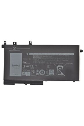 Dell KCM82, 0KCM82 Notebook Bataryası - Pili  Ver.1 - 3Cell