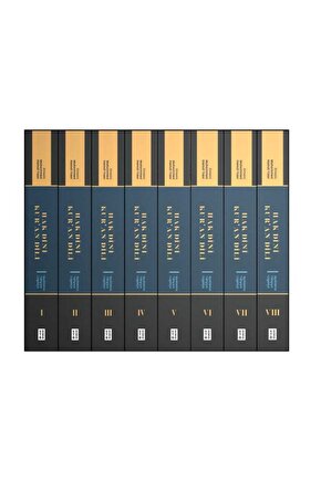 HAK DİNİ KURAN DİLİ 8 CİLT YENİ BASKI ELMALILI M. HAMDİ YAZIR