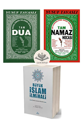 Tam Dua - Tam Namaz - Büyük İslam İlmihali ( 3 Kitap Set Karton Kapak )