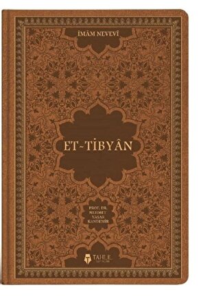 Et - Tibyân (Termo Deri Cilt)
