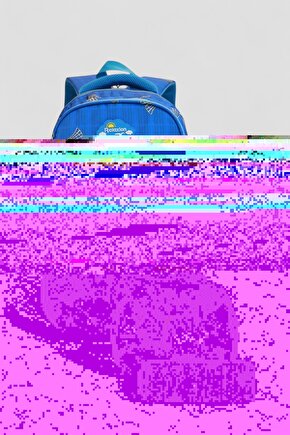 1370 Anatomik Sırt Yapılı Kabartmalı Figürlü Üçlü Set İlkokul Çantası