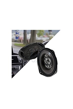 Dc-6997 Oval Oto Hoparlör 950 Watt 4 Yollu 2 Adet Oval Araba Hoparlörü Ensağlam