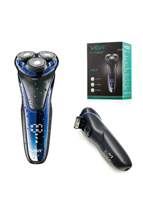 Şafak25 V306 Profesyonel Sakal Tıraş Makinesi Elektrikli I Yıkanabilir Tıraş Makinesi Lcd Ekran