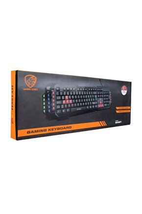 Hkm-58 Gamy Plus Kırmızı Tuşlu Q Gaming Kablolu Klavye + Mouse Set