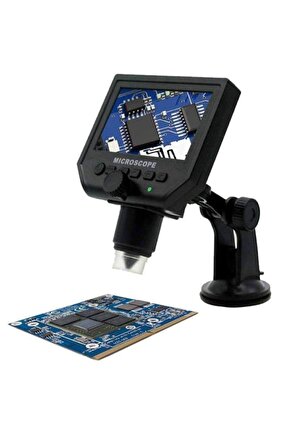 Pm-18798 4.3 Lcd Dıgıtal Ekranlı 3.6 Mp Hd Taşınabilir Mikroskop Pilli)
