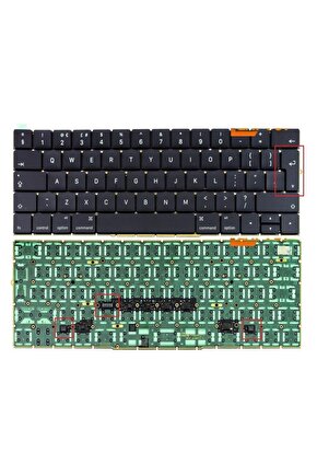 Apple MacBook Pro A1706 A1707 Notebook Klavyesi Siyah TR B.Enter