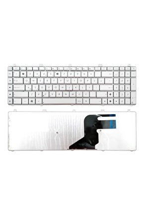 Asus N55, N55E, N55S Serisi Notebook Klavyesi (Gümüş Gri TR)