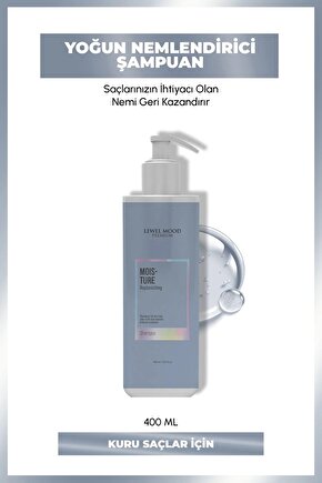 Moisture Kuru Ve Yıpranmış Saçlar Için Nem Bakım Şampuanı 400 ml