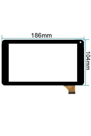 HY TPC-51055 v3.0 , HK70DR2069 , TP070215 7 inç Uyumlu Dokunmatik SİYAH