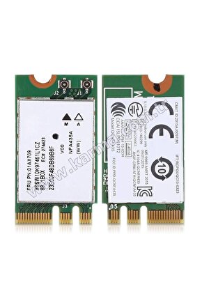 01AX709 2,4G + 5G Çift Bant-WLAN Kartı Orijinal Notebook Wifi Kart NGFFM.2 Adaptör QCNFA435