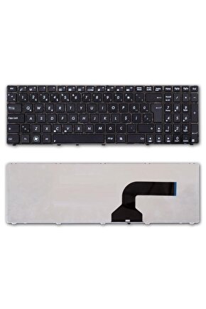 Asus N53 K52J K53S X55A X55C Notebook Klavyesi - Siyah - TR (Çerçeveli)  KL0503ATR