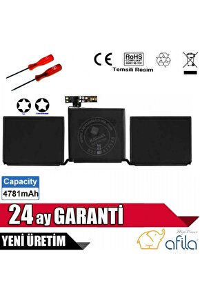 MacBook Pro 13 A1713 A1708 2016, 2017 Bataryası, Pili  RML-036