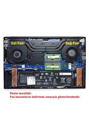 Omen 15-en1023nt 4h1u5ea Notebook Gpu Fan  Ver.2 (sol - 5v)