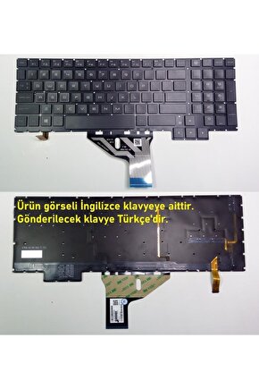 Hp Omen 15-ce Series 15-ce000 Gaming Klavyesi, Tuş Takımı (siyah Tr) Rgb **
