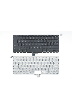 Apple Macbook Pro A1278 13.3 2009 Notebook Klavye - Küçük Enter (siyah)