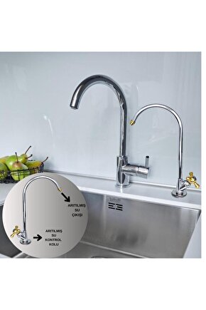 STANDART YILDIZ MODEL SU ARITMA MUSLUĞU(ALTIN RENK DETAYLI)