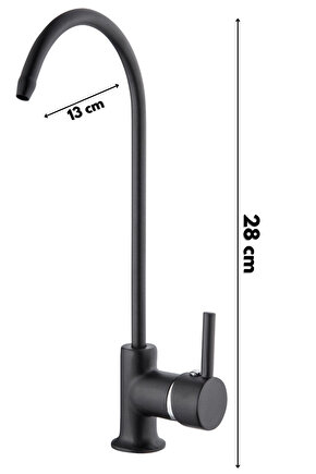 Lüx Su Arıtma Musluğu MAT SİYAH