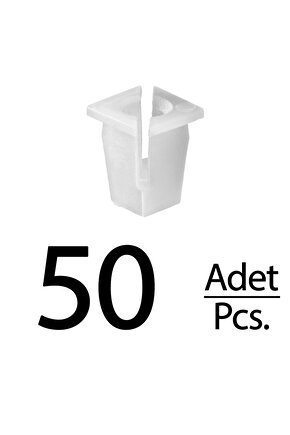 BMW 1 Serisi 3 Serisi 5 Serisi 6 Serisi 7 Serisi X1 X5 X6 Z4 için Bağlantı Elemanı Klips - 50 Adet