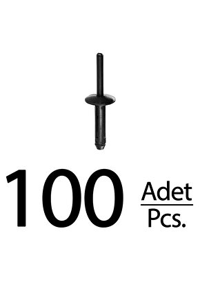 Dodge için Tampon Klips - 100 Adet