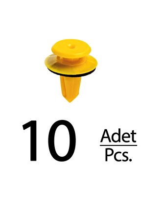 Audi Volkswagen Seat Ford için Kapı Döşeme Klips - 10 Adet